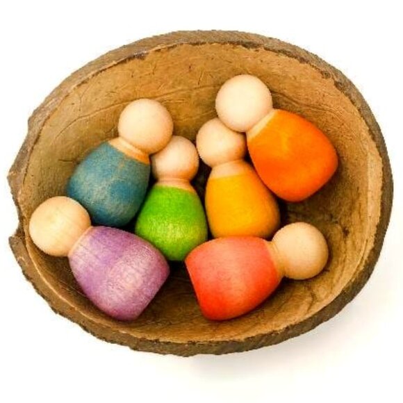 NWT Grapat Wooden Toys Light Baby Nins - Picture 1 of 2